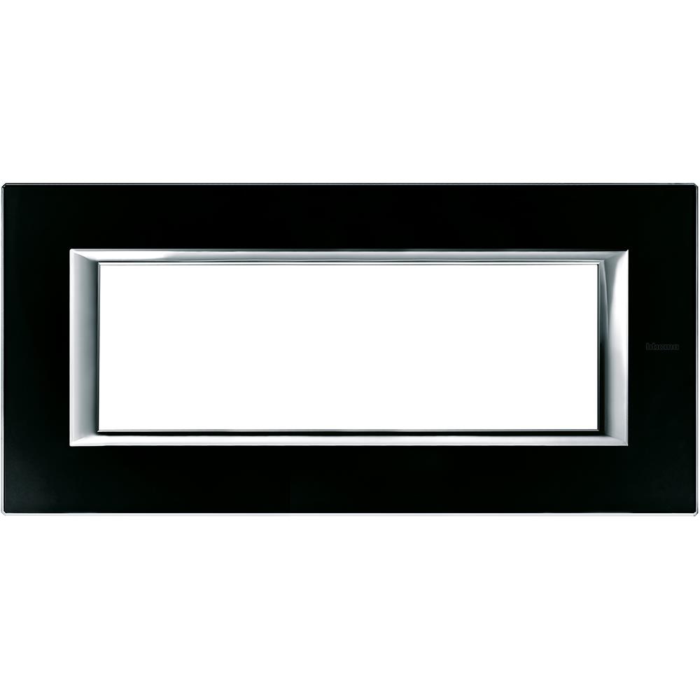 HA4806VNN Рамка 6M Axolute Rectangular black Bticino