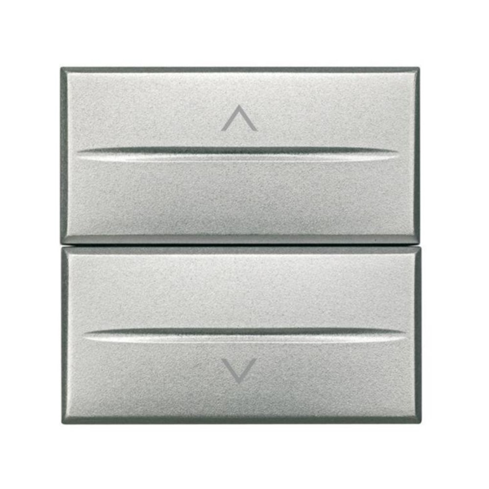 HC4037/2 Бутон за ролетни щори Axolute, 1P(NO)+1P, 250VAC, Aluminium, Bticino_small