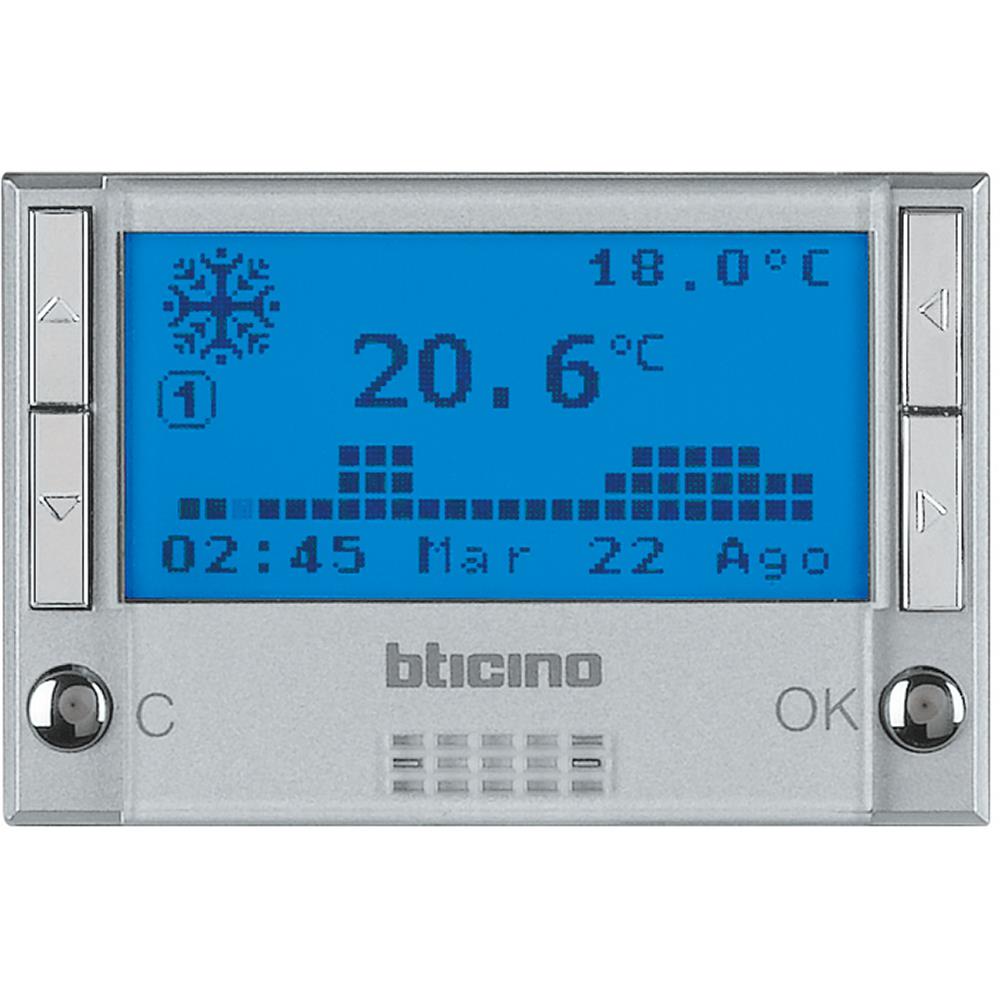 HC4451 Вграден дневен/седмичен термостат с таймер 3М Tech Bticino Axolute_small