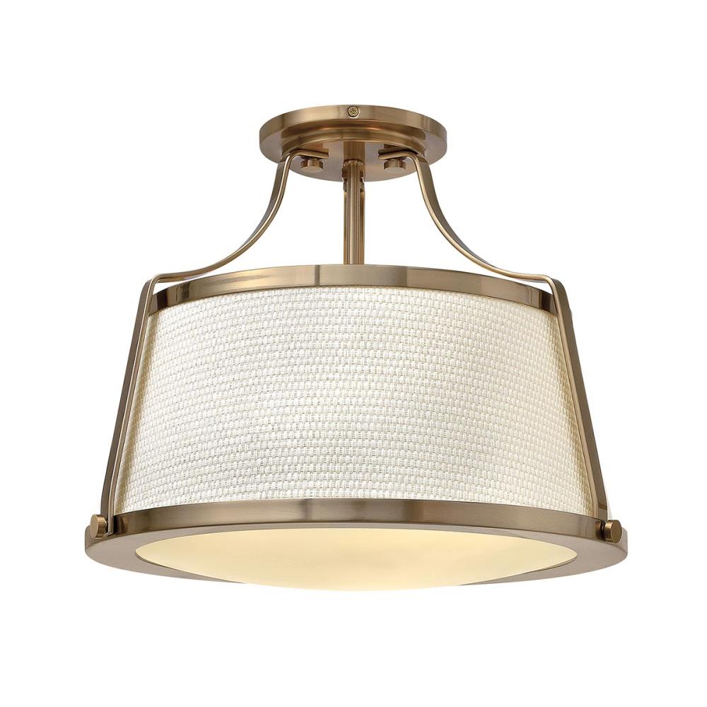 HK-CHARLOTTE-SF-BC - Light Semi-Flush – Brushed Caramel - Осветително тяло, Elstead Lighting_small