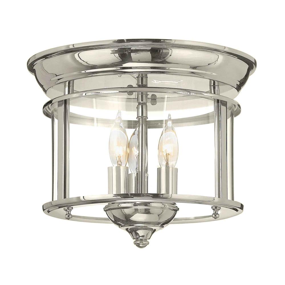 HK-GENTRY-F-PN - Light Flush Mount – Polished Nickel - Плафониера, Elstead Lighting_small
