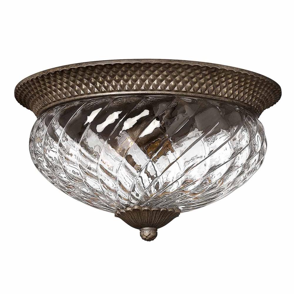 HK-PLANT-F-L-PZ - Light Large Flush – Pearl Bronze - Плафониера, Elstead Lighting_small