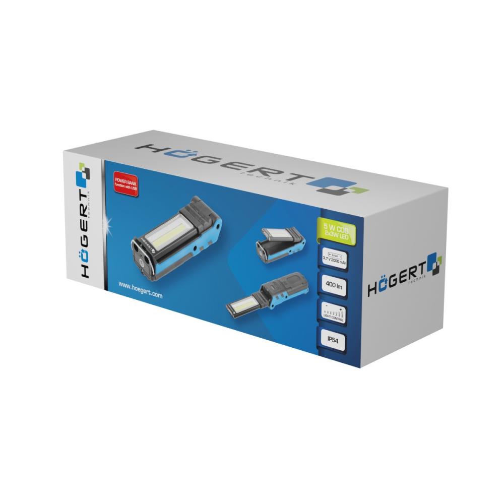 HT1E407 Работен фенер с USB зареждане, Högert_small