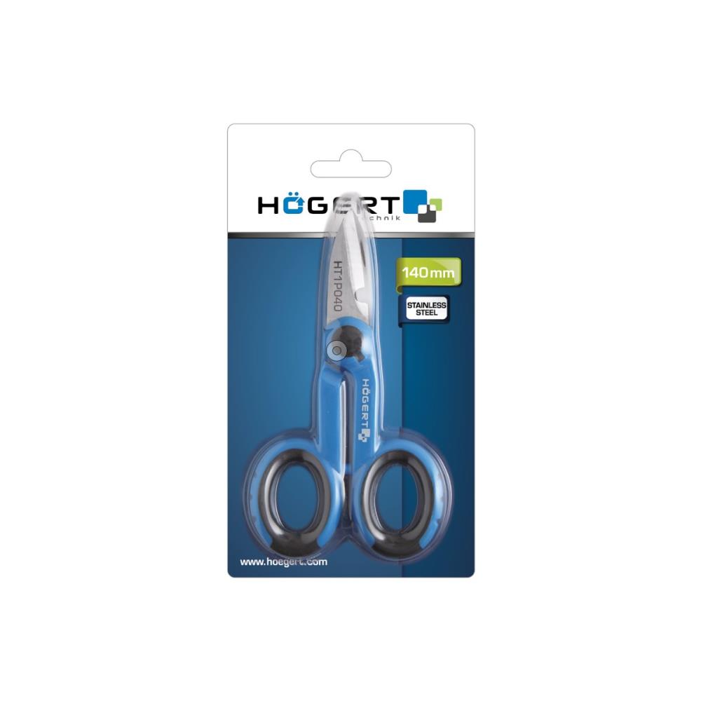 HT1P040 Електричарски ножици до 0,5мм,140 мм, Högert_small