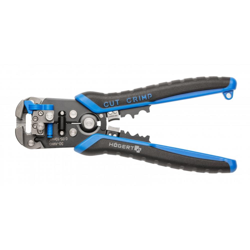 HT1P182 Автоматични клещи за оголване на кабели 0,05-10,00мм², 210мм, Högert