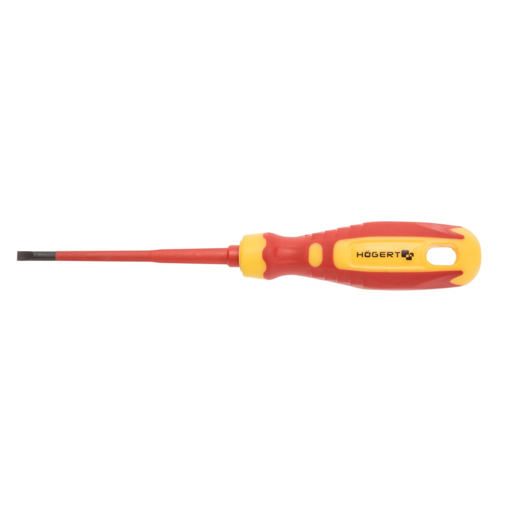 HT1S960-1 Изолирана права отвертка Slim, 3×100мм, 1000V, CrMo, Hoegert_small