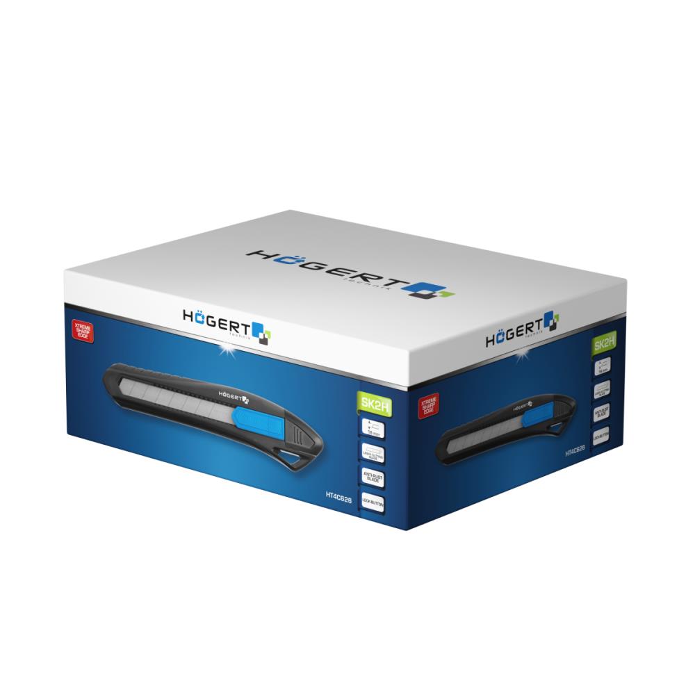 HT4C626 Нож с острие 18 мм, пластмаса, Högert_small