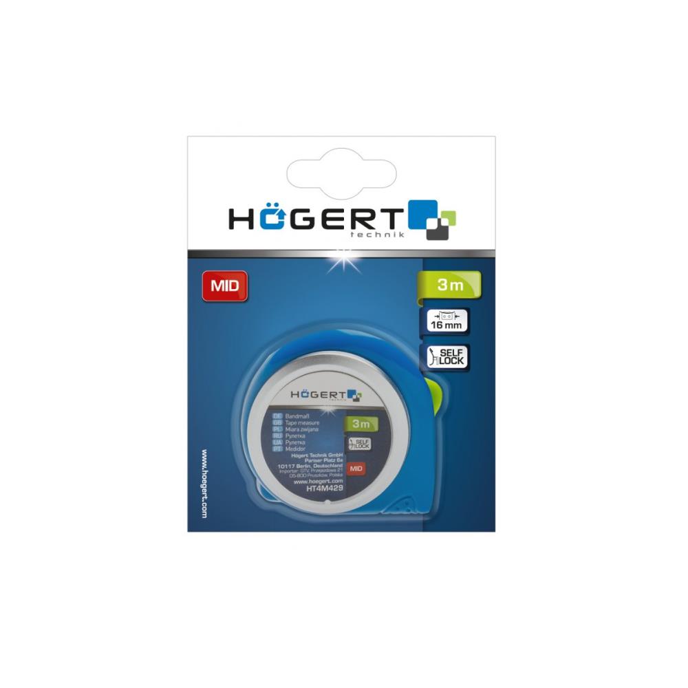 HT4M429 Ролетка 3м/16мм, Högert - До изчерпване_small