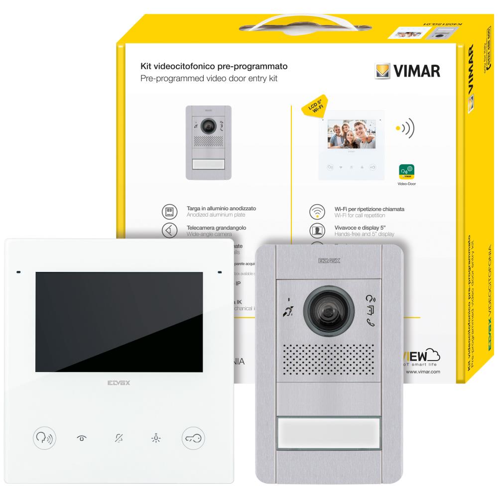 K40515G.01 Видеодомофонен комплект 1/2-Fam.Tab 5S Up Wi-Fi +41005 Vimar_small