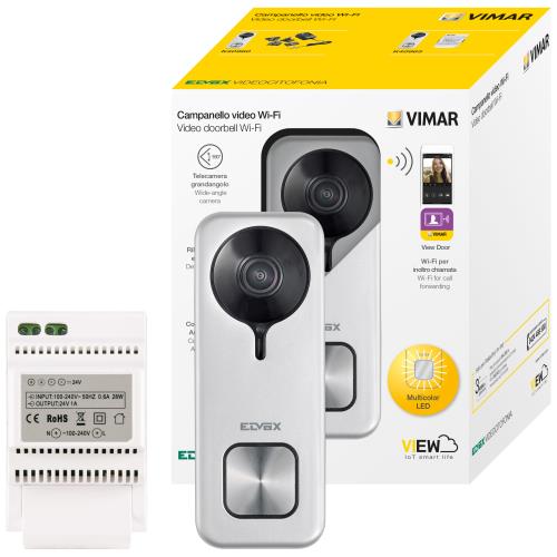 K40965 Комплект Wi-Fi видео звънец, захранващ блок за DIN шина Vimar_small
