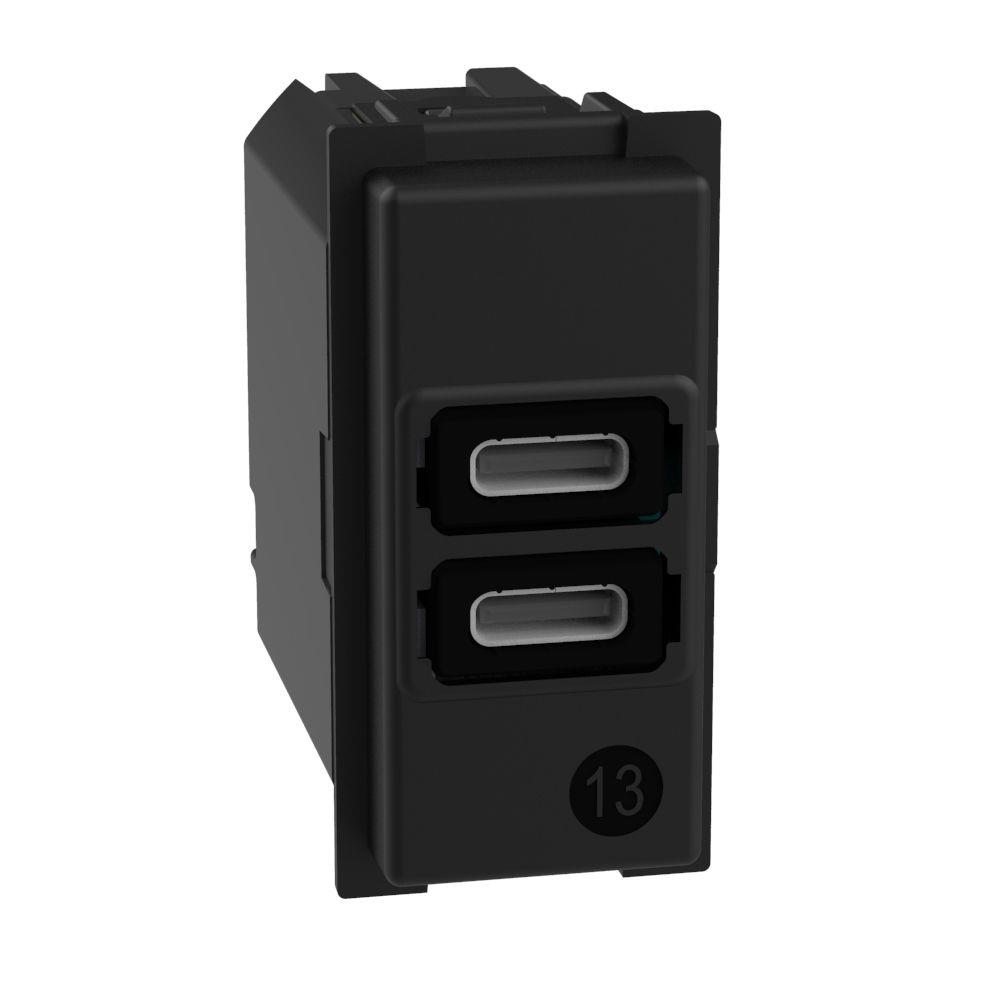 K4191CC USB зарядно type C + type C 15W 1М Bticino Living now - До изчерпване_small