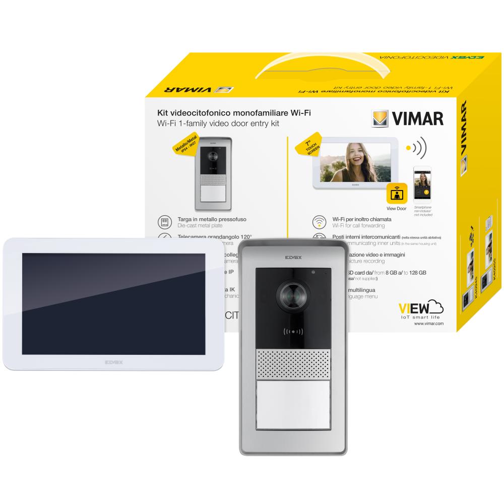 K42945 7 инча TS Wi-Fi видео комплект RFID 1F мултиплъг Vimar_small