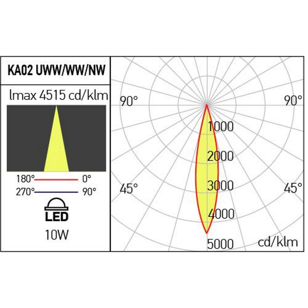 KA02WW SBK Осветително тяло XKAPPA IP24 1x10W 220-240V AC 3000K 24°, Arelux_small