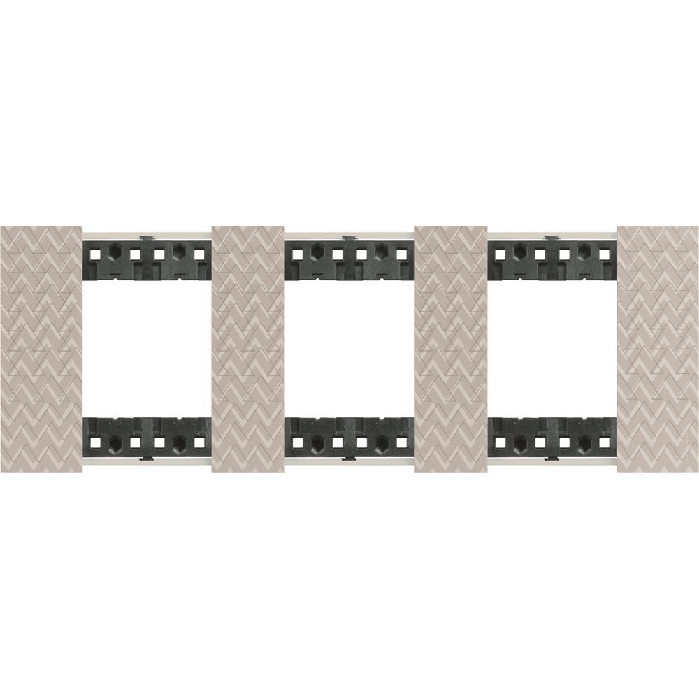 KA4802M3MM - Декоративна рамка, немски стандарт, илюзия 3M Bticino Living now