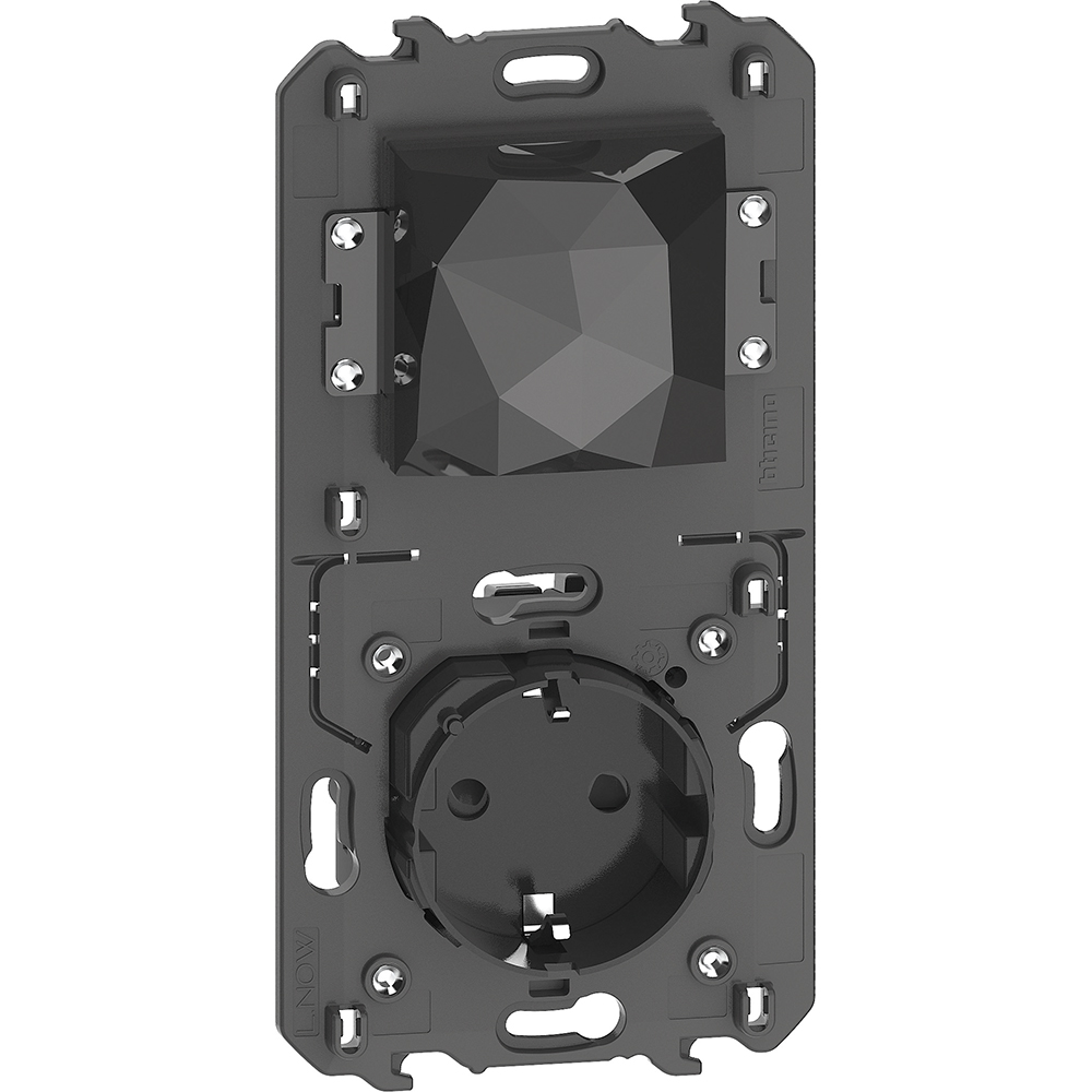KG4501C Механизъм мастер ключ и gateway шуко, черен