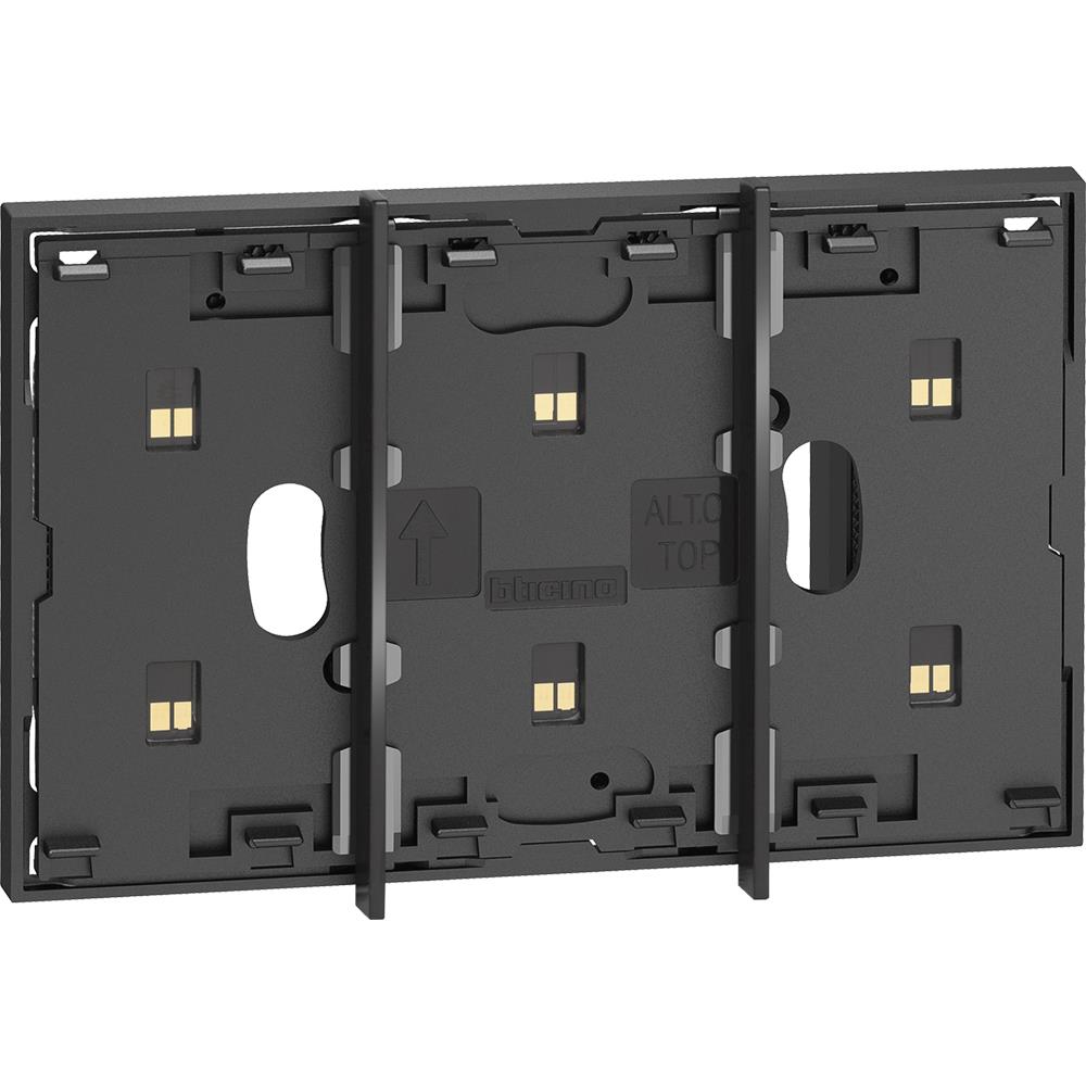 KG8102P1 - Електриф. рамка с междинни разделители,за KW/G/M8100,черен 2M Bticino Living now_small