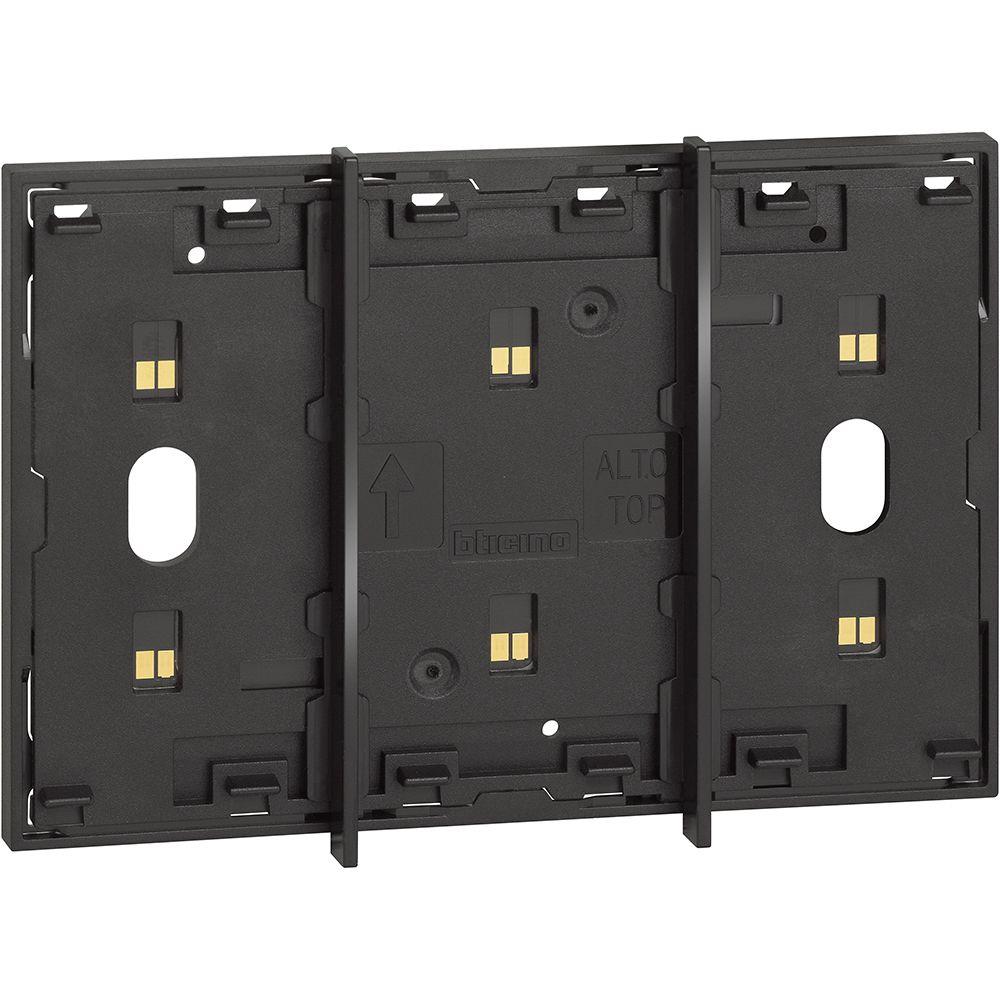 KG8103 Електрифицирана рамка за монтаж на до 3 цифрови управления - Черна.
