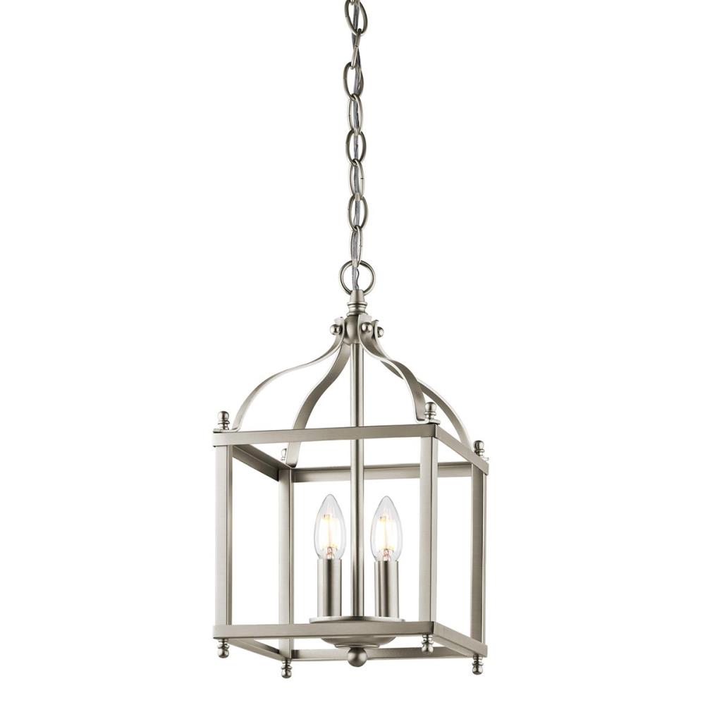KL-LARKIN-P-S-NI - Light Small Pendant – Brushed Nickel - Полилей, Elstead Lighting_small