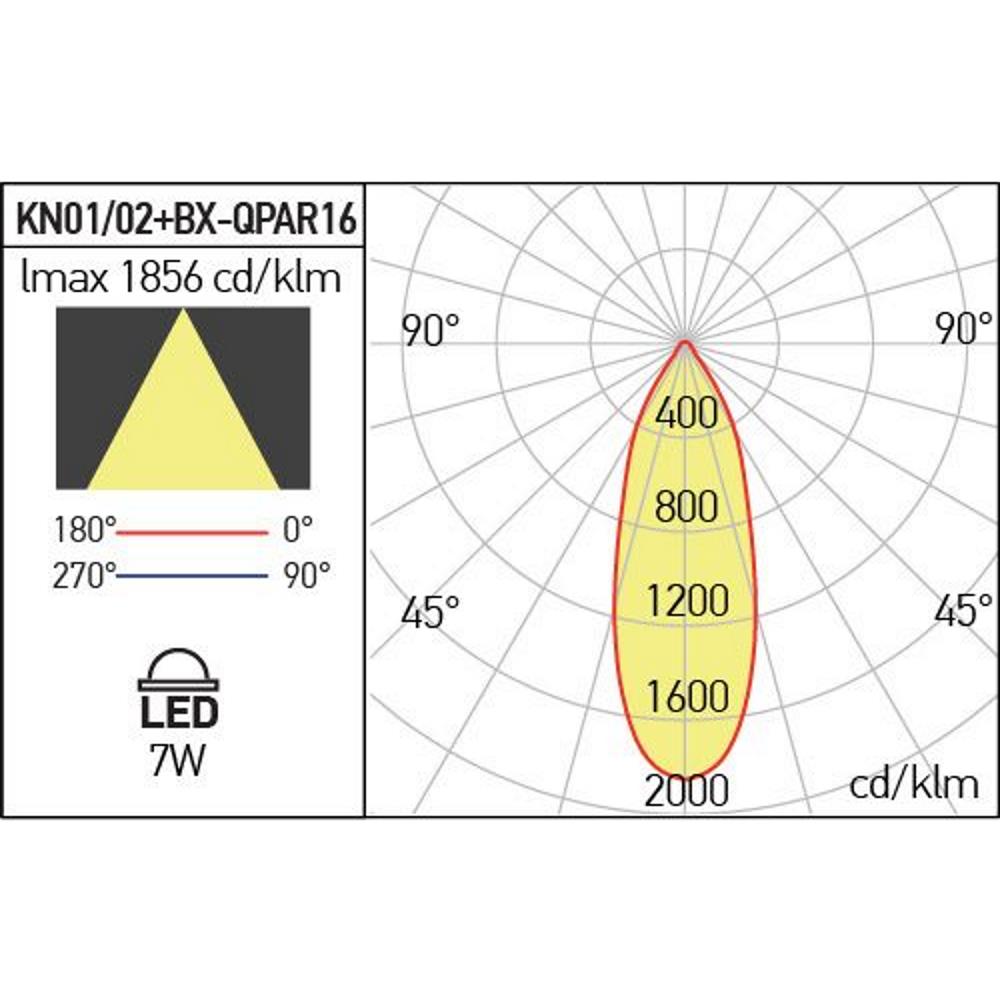 KN01 BK Осветително тяло XKONE IP20 GU10/PAR16 1x50W max. 230V AC, Arelux_small