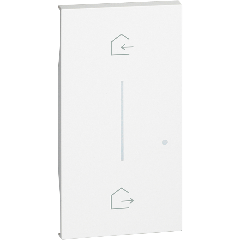 KW40M2 Лицев панел за сценарен wirelees ключ K4570CW, 2 модула, бял_small