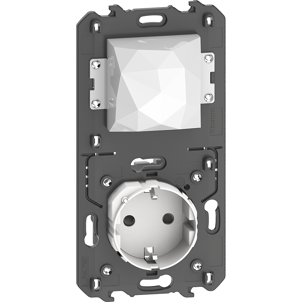 KW4501C Механизъм мастер ключ и gateway шуко, бял