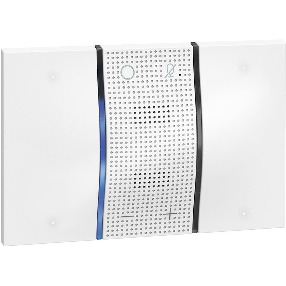 KW8013 - Гласово упр. с вгр. Alexa,с 2 сенз. цифр. контр. за упр. на осв.,бял 3M Bticino Living now