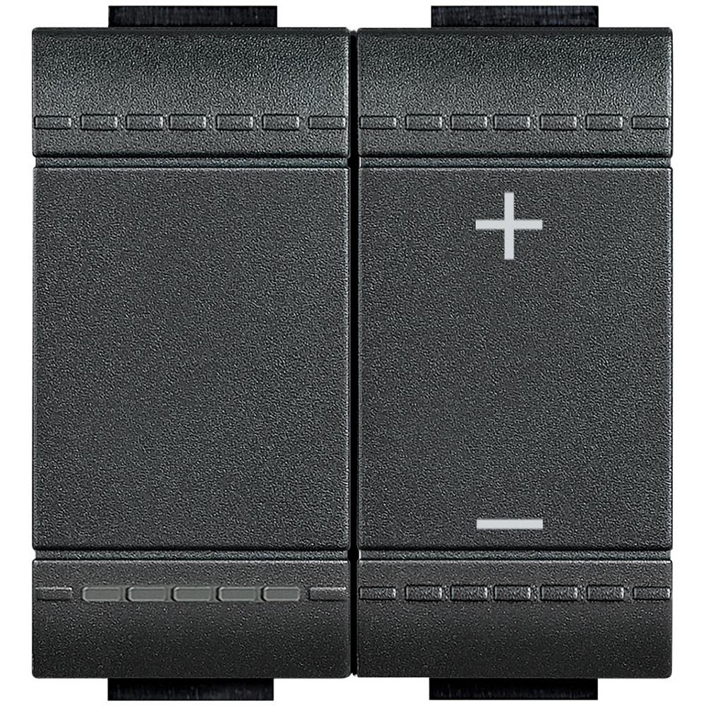 L4411N Димер с бутон 400W универсален Антрацит 2М Bticino Living Light_small