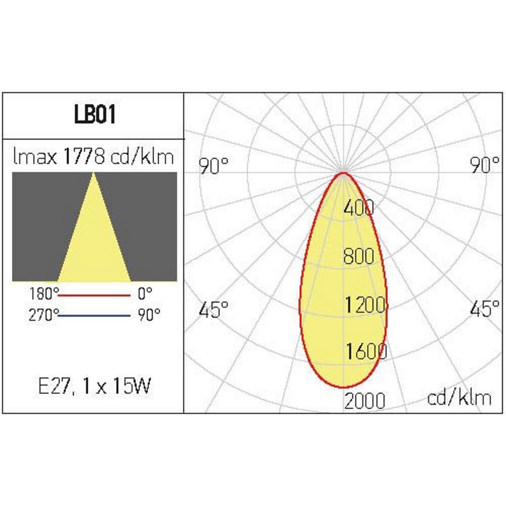 LB01 DG Осветително тяло XLOBBY IP54 E27/PAR20 1x15W max. 220-240V AC 90°, Arelux_small