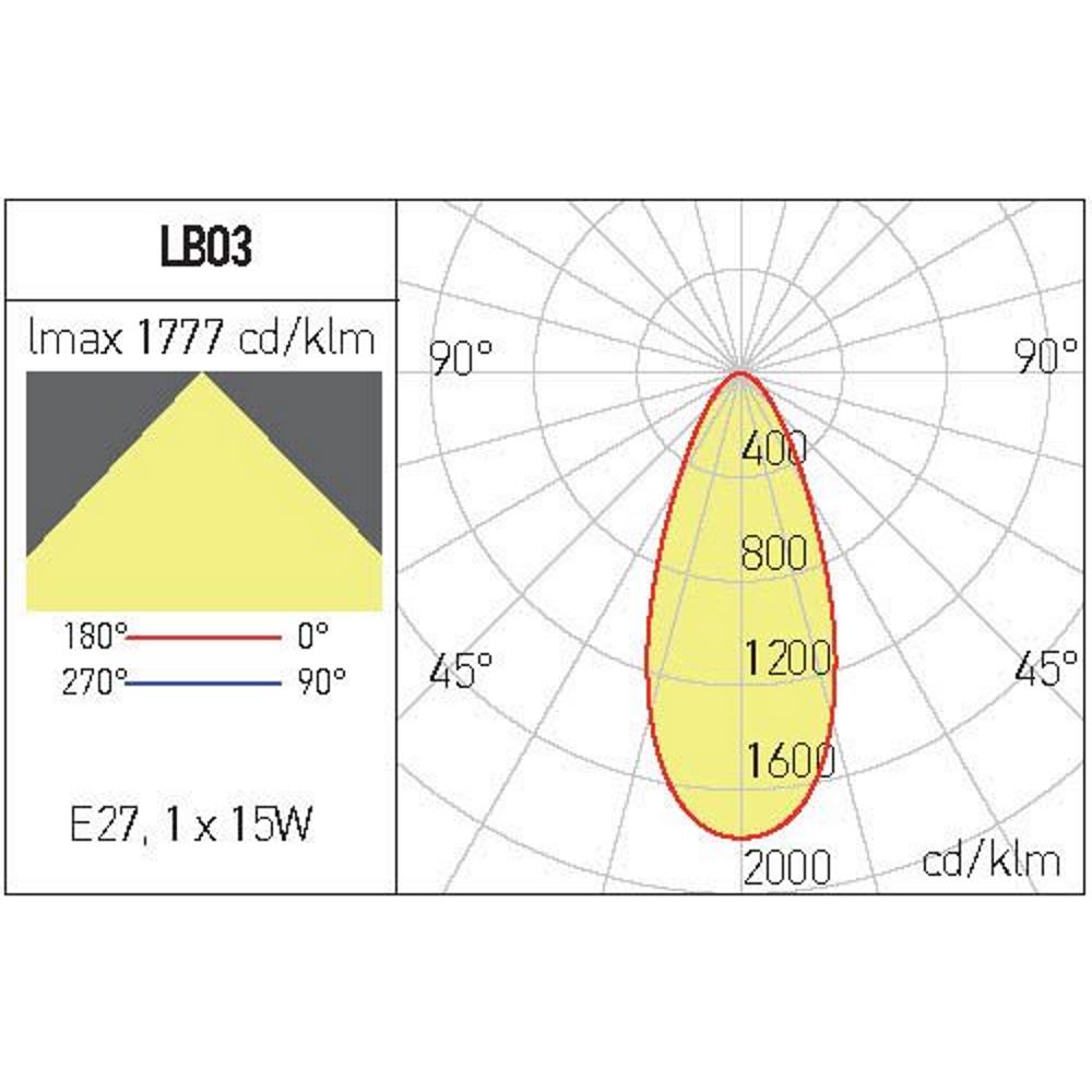 LB03 DG Осветително тяло XLOBBY IP54 E27/PAR20 1x15W max. 220-240V AC 90°, Arelux_small