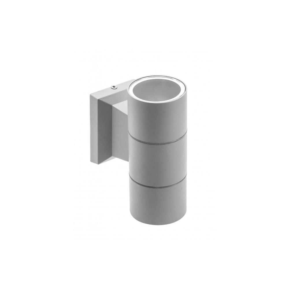 LD-BA2GU10-0M Фас.осветл. BALEO MINI 2GU10, max.2х10W, 220VAC, IP54, ф65х153/117мм, сив GTV_small