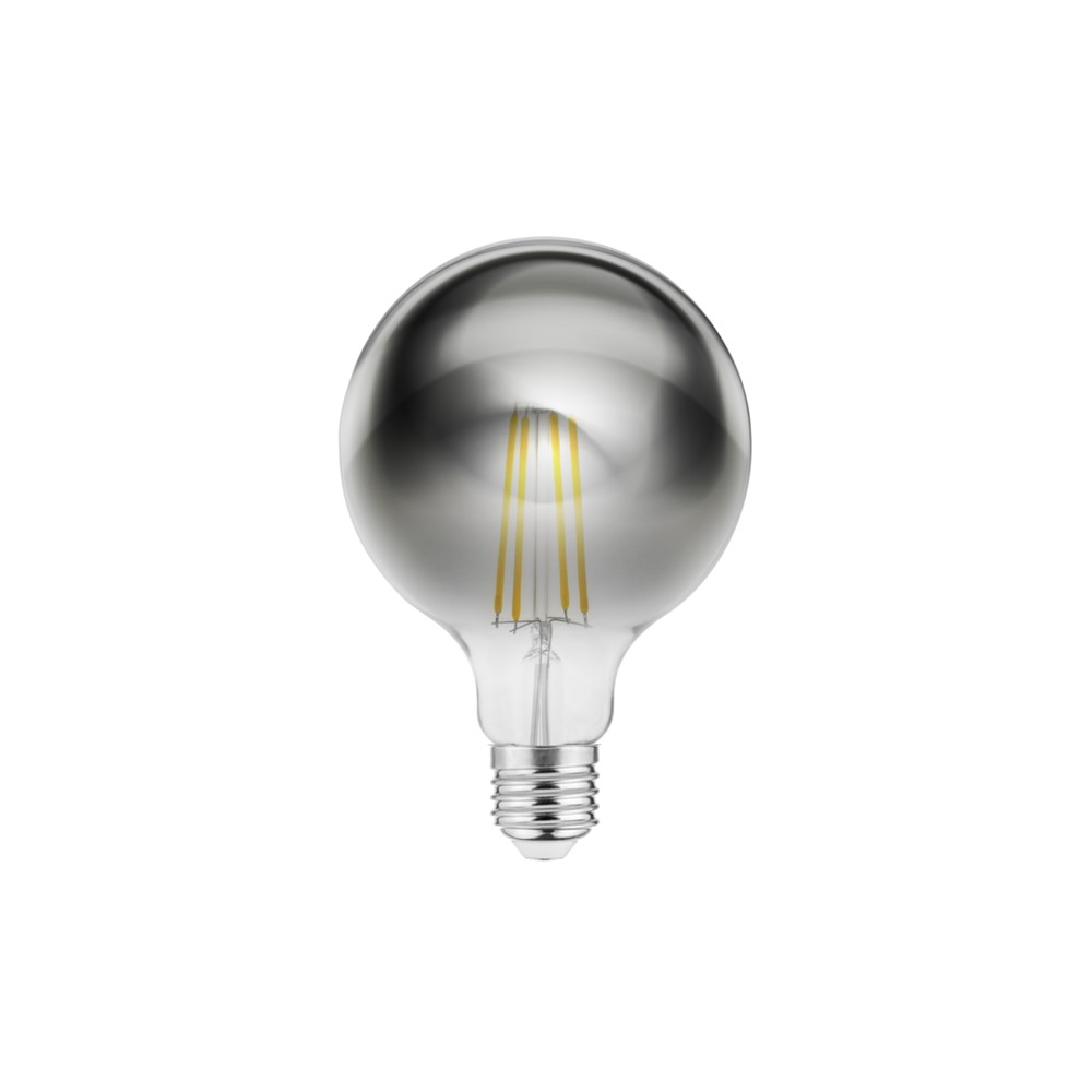 LD-G95FPE8-30 LED лампа 8W, FILAMENT, E27, 2700K, AC220-240V, 360°, 720lm, gray, GTV