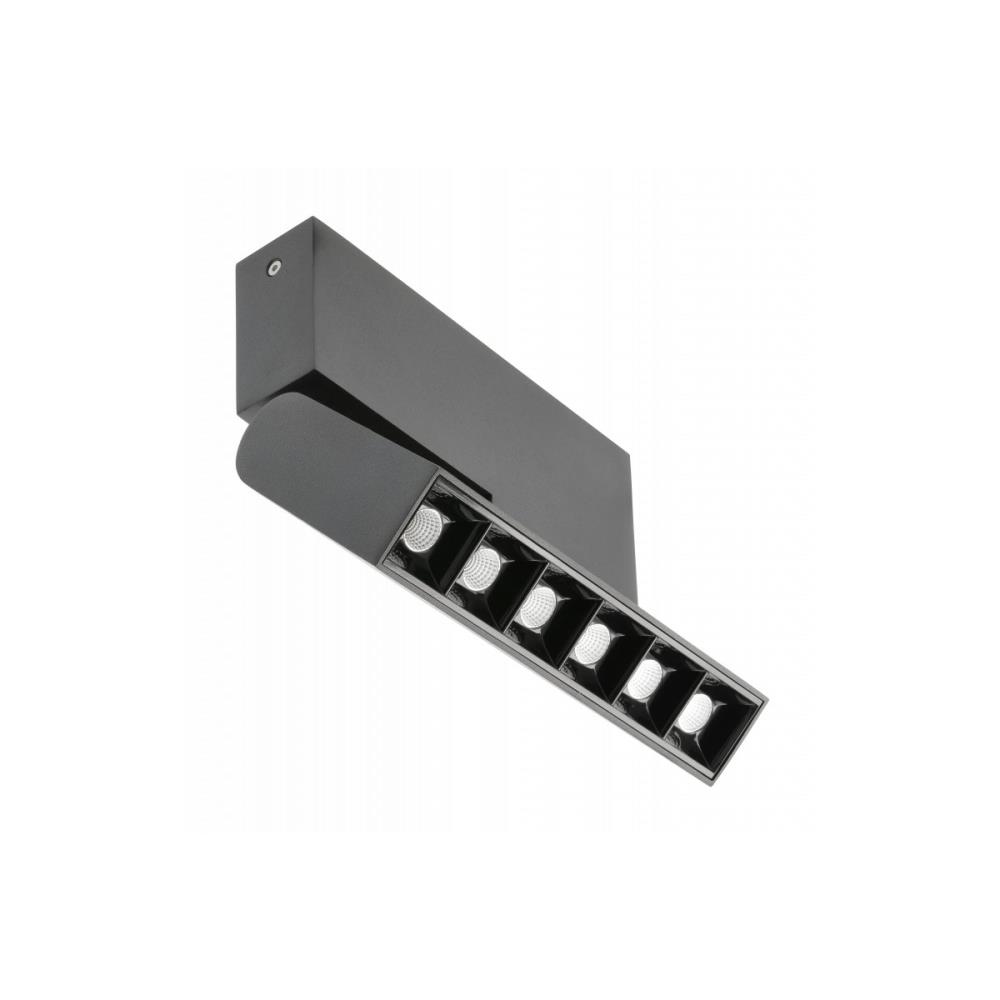 LD-SRA18WC-NB LED осветително тяло SIERRA 18W 1620lm, IP20, IK08,4000K, 48°, черно GTV