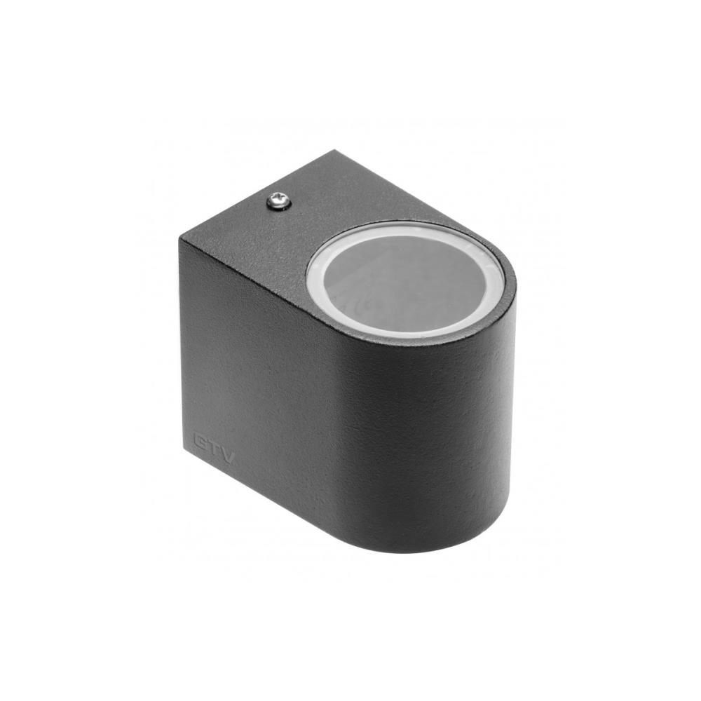 LD-TIAGOGU10J-20 Фас.осветл. TIAGO GU10, max.35W, 220VAC, IP54, черен GTV
