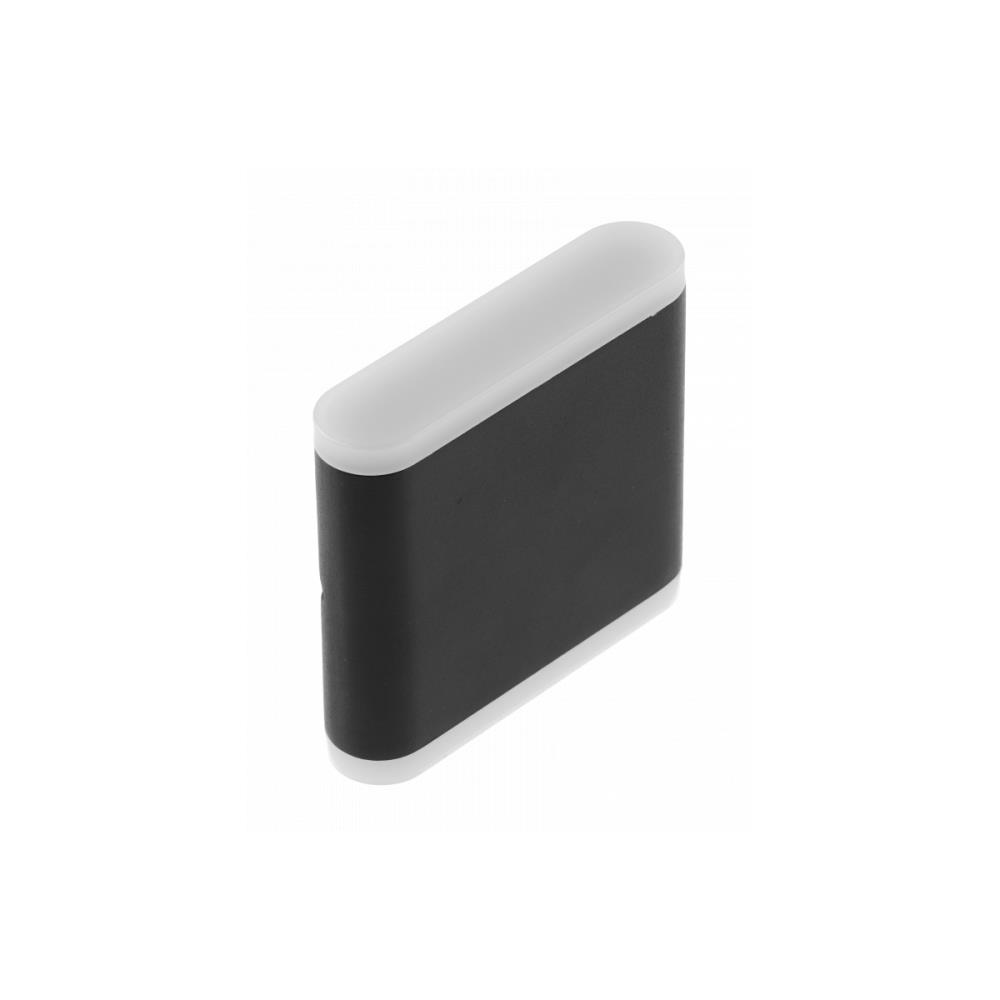 LD-VALLA8W-40 Фас.осветл. LED VALLA 8W, аплик, 4000K, 640lm, 220VAC, IP54, алум./стъкло, черен GTV_small