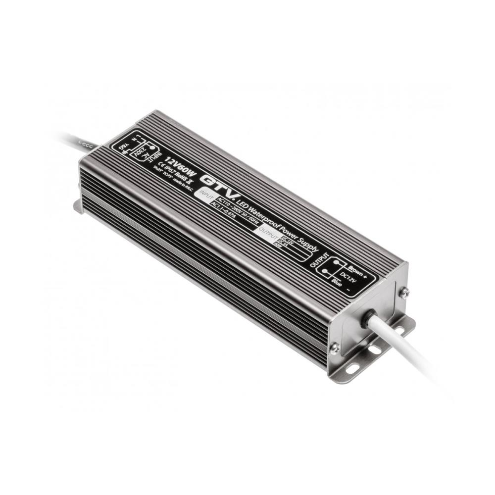 LD-WZA60W-NW IP67 Захр.блок LED - 60W + кабели 200mm, 110-260VAC/12VDC, 169/52/35mm, 990g GTV_small