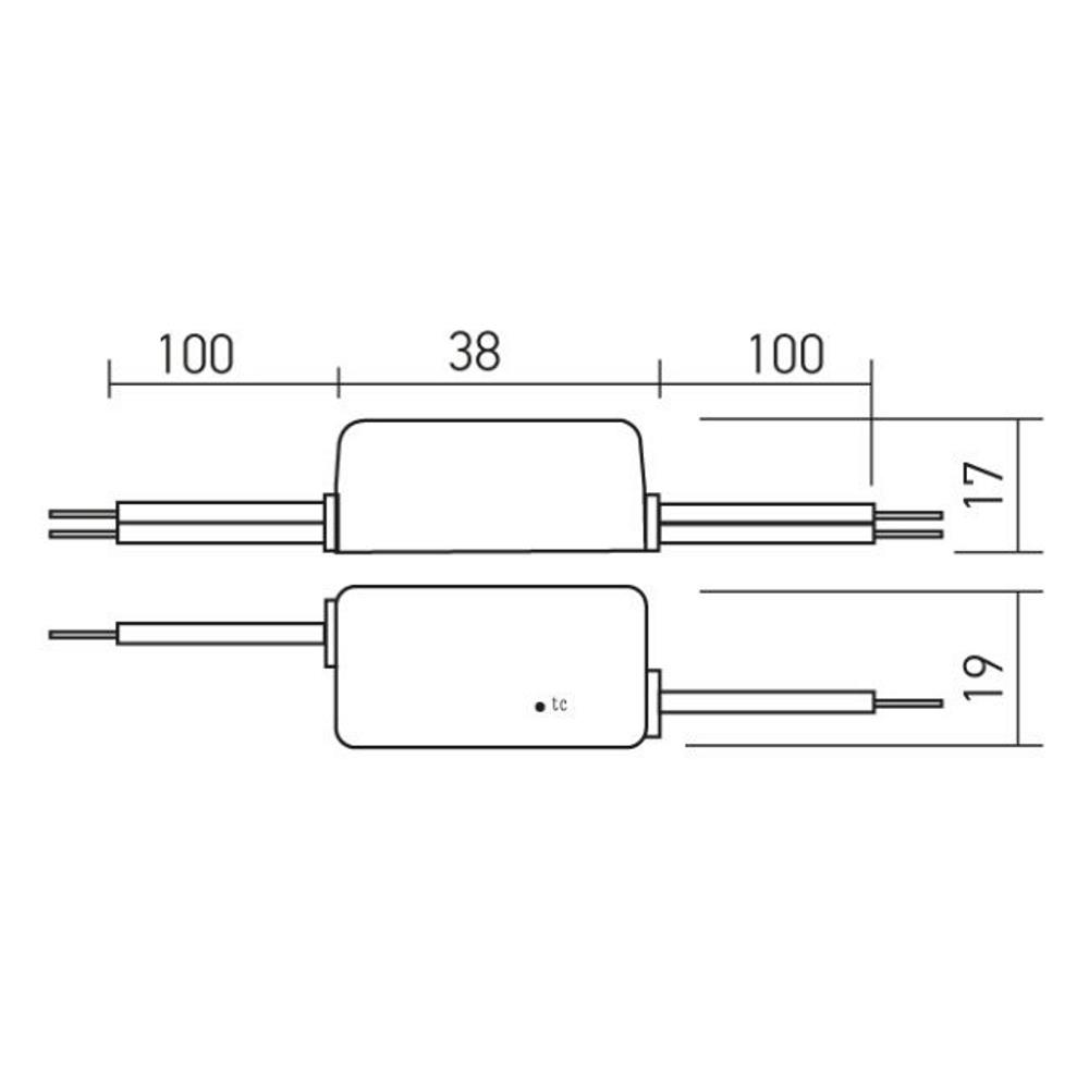 LD700.3MINI Драйвер LD IP65, с постоянен ток, 700mA 3W, за LED вериги, Arelux_small