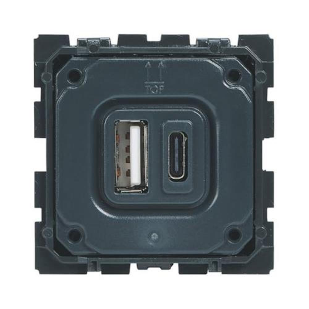 067465 Контакт двойно USB A+C 15W Celiane_small