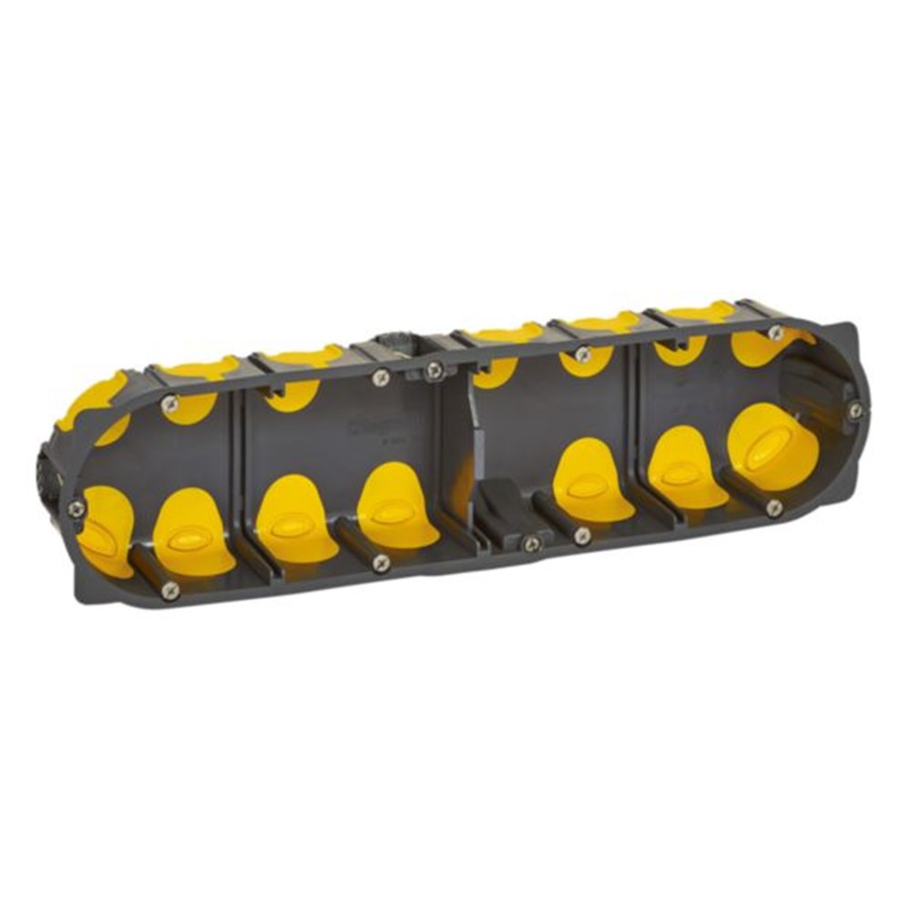 LG-080024L Конзола за гипсокартон, с каб. мембрана, 4х Ø67 8/10M, дълб. 40мм, EcoBatibox, Legrand