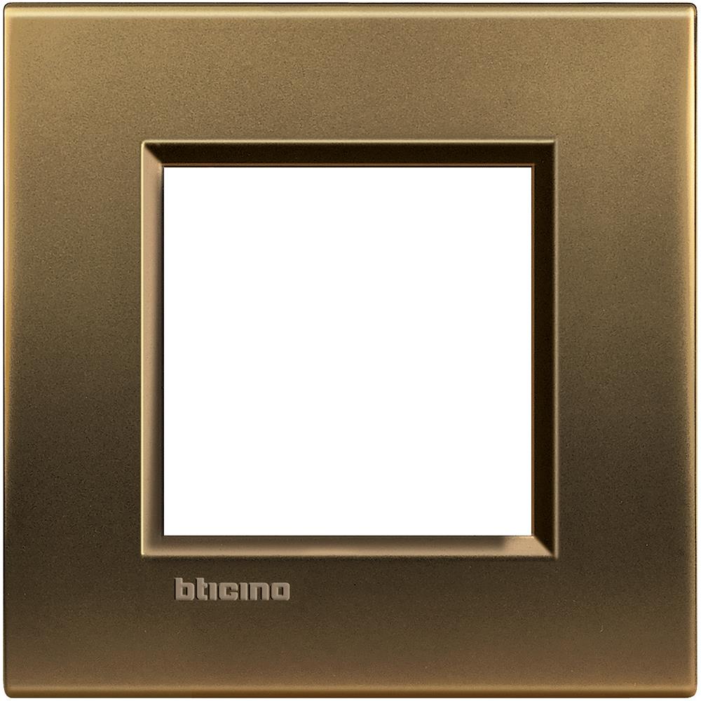 LNA4802BZ Рамка 2M  Living light Square Bronze Bticino