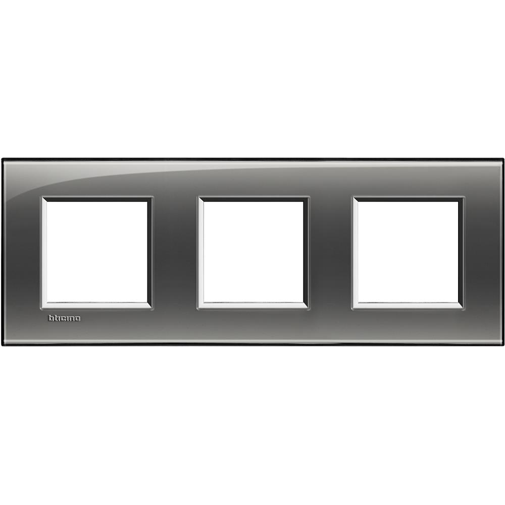 LNA4802M3KF Рамка 3x2M 71mm Living Light Square London fog Bticino_small