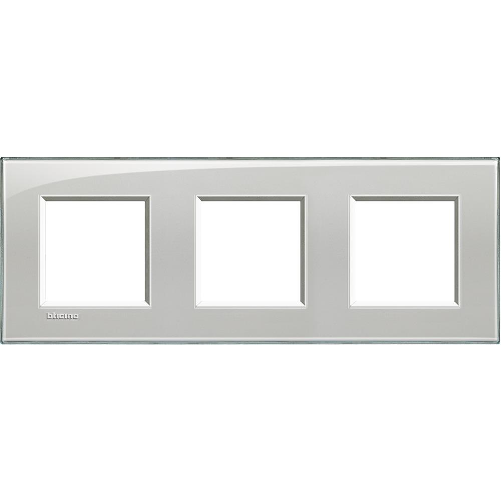 LNA4802M3KG Рамка 3x2M 71mm Living Light Square Cold grey Bticino_small