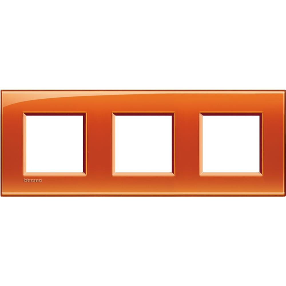 LNA4802M3OD Рамка 3x2M 71mm Living Light Square Orange Bticino_small