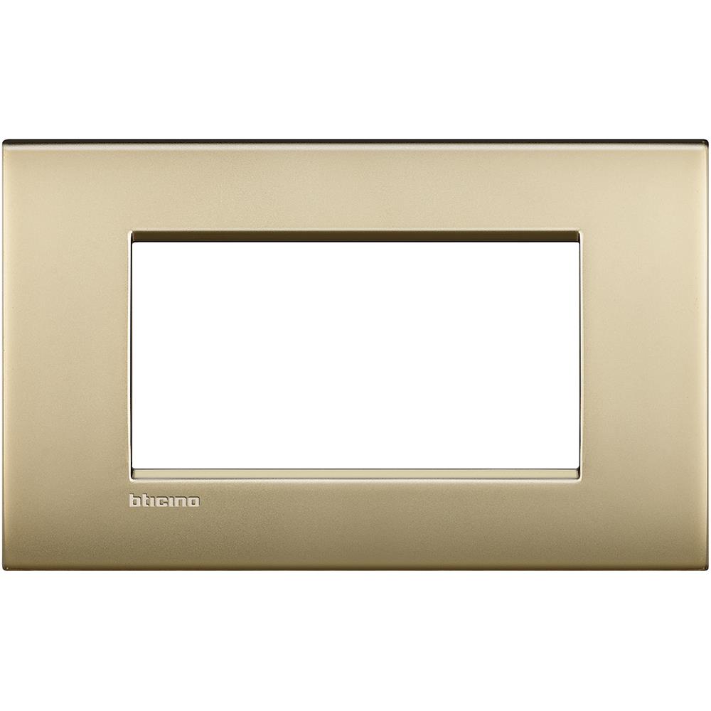 LNC4804OF РАМКА 4M  Livinglight AIR Gold mat Bticino