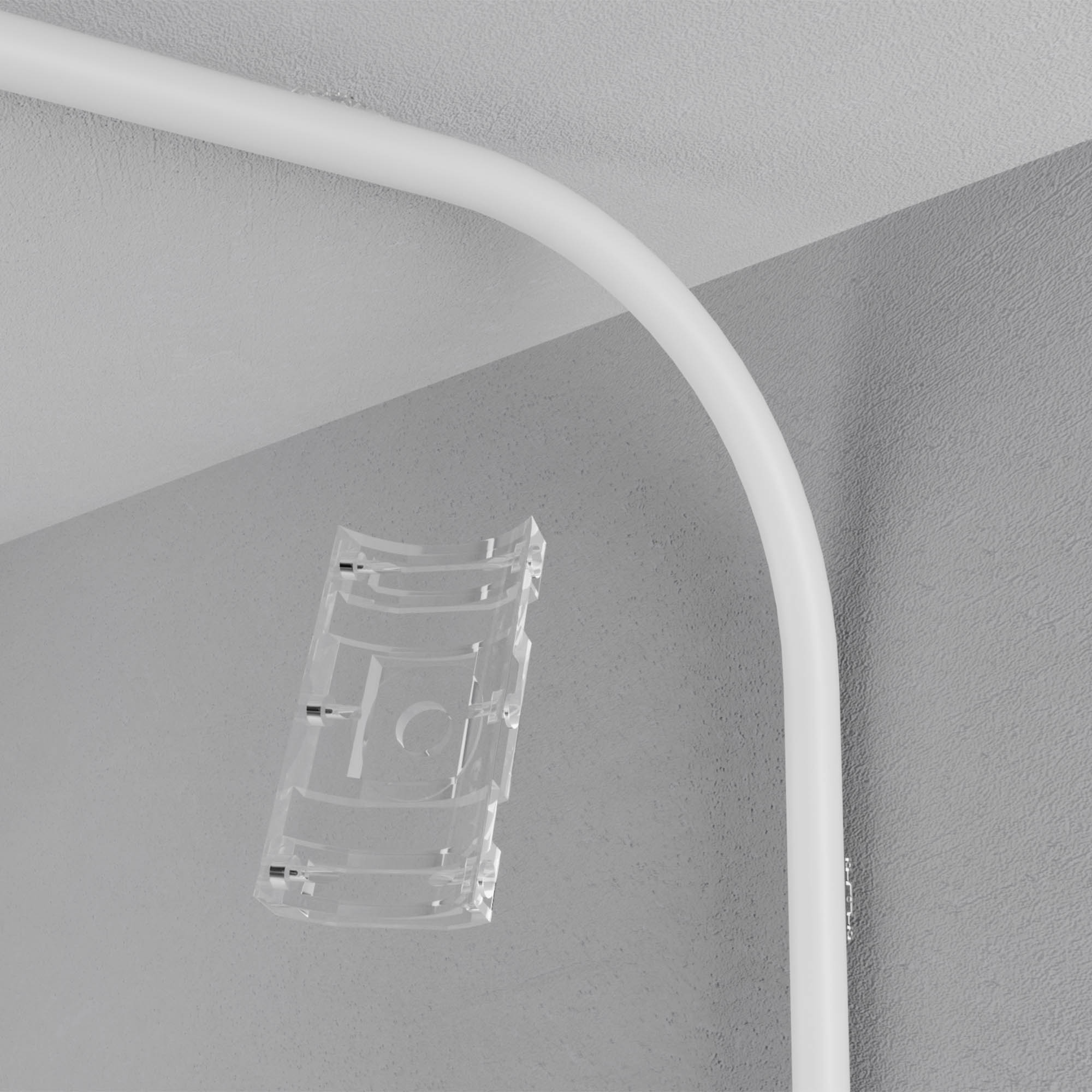 LP18IF Монтажна скоба от фиксираща система XLOOP за LED ленти Ф18 мм, IP40, Arelux
