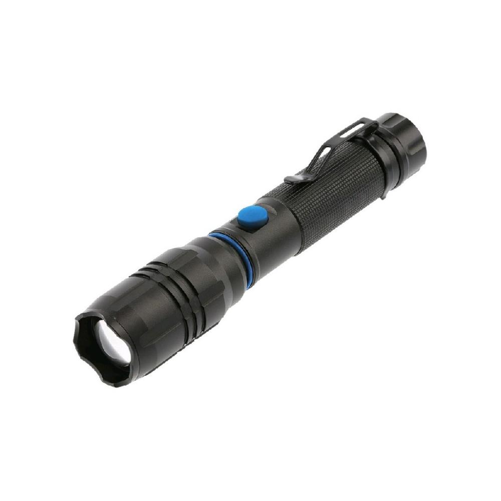 LT-LA8WT2-60 LED фенерче 8W, 6400K, 800 lm, IP20, Li-Ion 2000mAh USB, ZOOM, Al, черен GTV_small