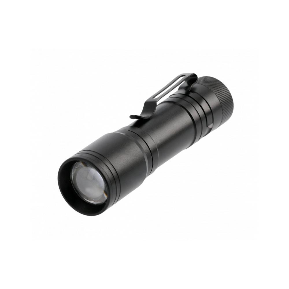 LT-LB3WT4-60 LED Фенерче 3W, 4 нива на светене, 1xAA 1,5V, 200lm, 6400K, 250m, IP44,черен GTV_small