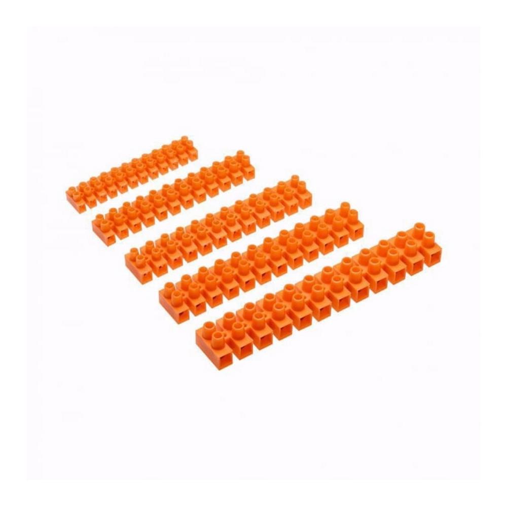 LZ-25MM00-00 Гъвкави клеми РЕ - 12Р/2,5mm²/24A, оранжев GTV