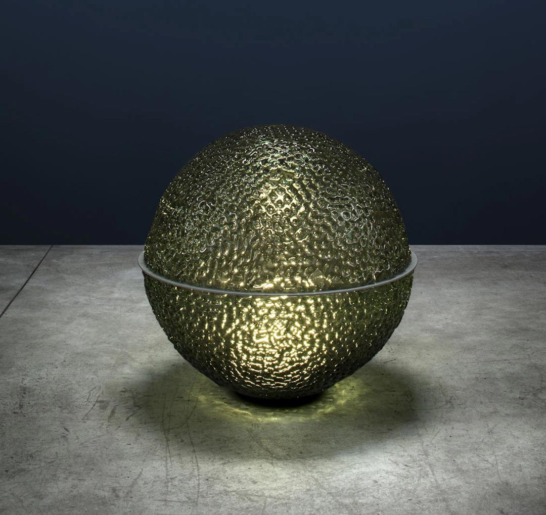 MD3TR Лампион Medousê F, LED 1x15W 2850K, Ø30см, IP64, transparent/aluminium details, Catellani&Smith