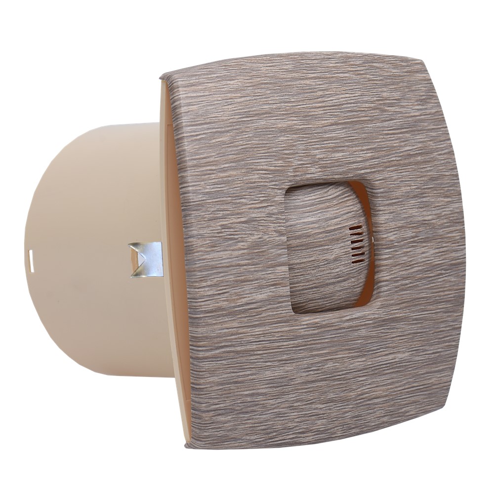 401124 Вентилатор за баня A120XS-K, клапа, 230V/50Hz, светло дърво, MTG