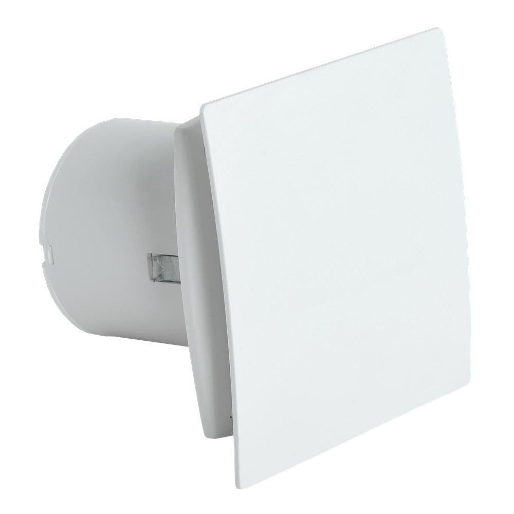403062 Безшумен вентилатор за баня A100XM-PPK, клапа, ключ с въже, 230V/50Hz, бял, MTG